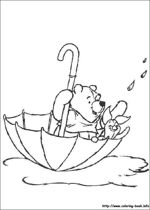 Winnie the Pooh coloring picture